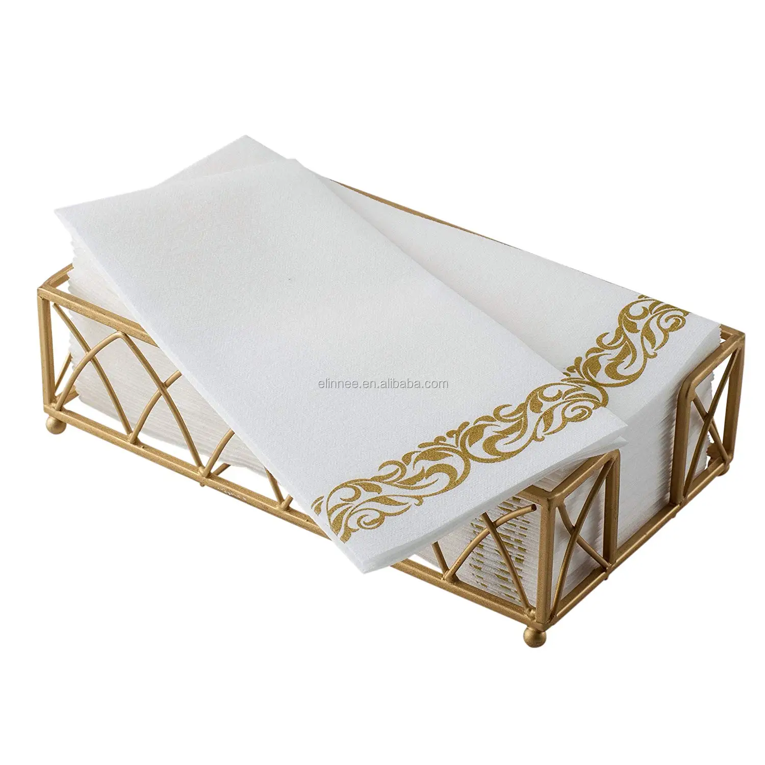 wholesale tissue paper guest towels cloth like linen feel napkin