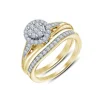 Round Cut Diamond Wedding Rings for Women 925 Silver Rd Sim Diamond
