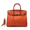 High quality women's fashion real leather handbags medium classic ladies satchel tote shoulder bag purse