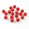 Light siam crystal chaton beads glass rhinestone lava stone beads for jewelries 8mm for clothing