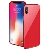 candy color hot baked porcelain magnetic case for iphone X,for iPhone magnetic case covers