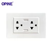 UK Standard Duplex Electrical Wall Plate USB Port Power Socket