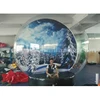 8ft giant christmas air blown indoor inflatable snow globe