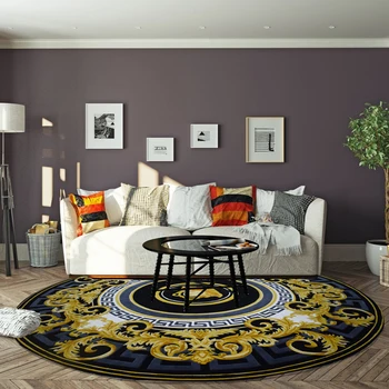 Splendid Luxury Custom Carpet Center Round Rug For Home Decor Hand Tufted New Zealand Wool Living Room High End Design Splendid Luxury Custom Carpet Center Round Rug For Home Decor Hand Tufted New Zealand Wool Living Room High End Design