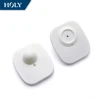 Holy EAS RF hard tag white or customized color plastic security hard tags left on clothes
