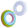 Rainbow circle inflatable swim ring