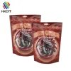 Reseabable Clear Stand Up Zipper Pouch Bag Doypack for Tobacco Leaf Packaging