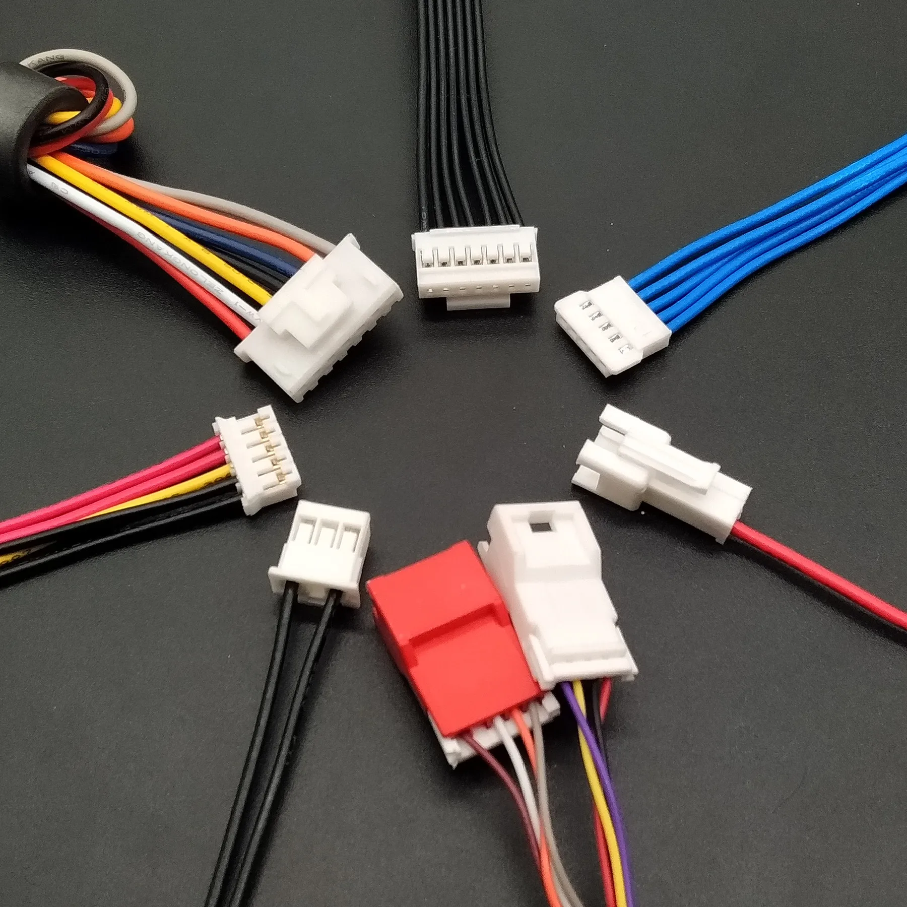 JST ZH PH EH XH Connectors 1.0 - 2.54mm Pitch Custom Cable