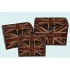 UK flag trunk, shabby chic storage box