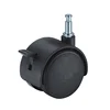 Nylon grip ring casters with brake furniture office table chair caster wheel