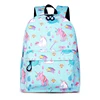 unicorn bag Flower wave point Rucksacks backpack for teenagers Girls women School Bags travel Shoulder Bag