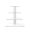 Ready To Ship Elegant 4 Tier Round Acrylic Cupcake Display Trays Stand Cake Dessert Buffet Display Stand For Wedding