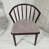 wholesale indoor restaurant chairs alum frame + fabric covered cushion chair