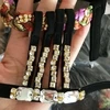 Pu leather sequin beaded shoes uppers for sandals