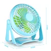 6 inch school office table standing horizontal 180 degree rotation fan plastic mini