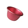OEM ODM Deep Drawn Service Factory Precision Stamping Red Anodized Sandblasted Aluminum Deep Drawing Part