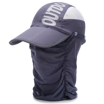 waterproof fishing hat with mosquito and sun protection