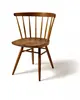 Min-century Vintage style home furniture Natural walnut wooden George Nakashima straight dining chair