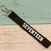 Kpop SEVENTEEN laser name strip keychain mobile phone case keychain SEVENTEEN Peripheral keyring