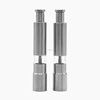 salt and pepper grinder set/industrial pepper and salt grinder 2 in 1clear double ended mill/ 2 in 1 salt and pepper