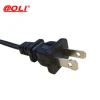 Hot sale American 2 pin power plug UL AC power extension cord