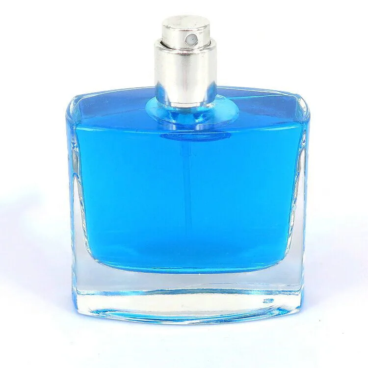 
Wholesale empty 50ml 60ml flat glass perfume bottle with pump 