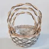 wood garden basket with liners and top quality with whole price