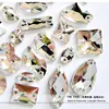 0809W Shiny tear shaped 7*12mm crystal sew on rhinestone decorative beads for clothes,diamond shaped crystal beads for clothes