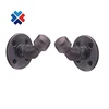 1/2" Npt black malleable iron threaded Vintage Industrial Style Rustic wall mounted Pipe Hooks
