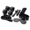 7pcs Set Fetish Sex Toys Restraints Kit BDSM Bondage for Pleasure