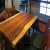 Wooden fancy coffee table walnut color unique design
