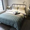 Comfortable floral cartoon simple bedding 4 pcs combed 100% cotton bed sheet set