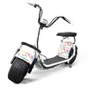 18 * 9.5 tire 1000w motor button start power switch lithium battery 60v 12ah eec approved electric scooter