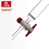 Lab Glassware Boro 3.3 Glass chromatography column Multi-gauge flash type with teflon piston glass piston thick wall