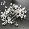 55mm Hot Selling Crystal Diamond Straight Head Pin Crytal Diamond Craft Head Pins for Handicraft Decoration