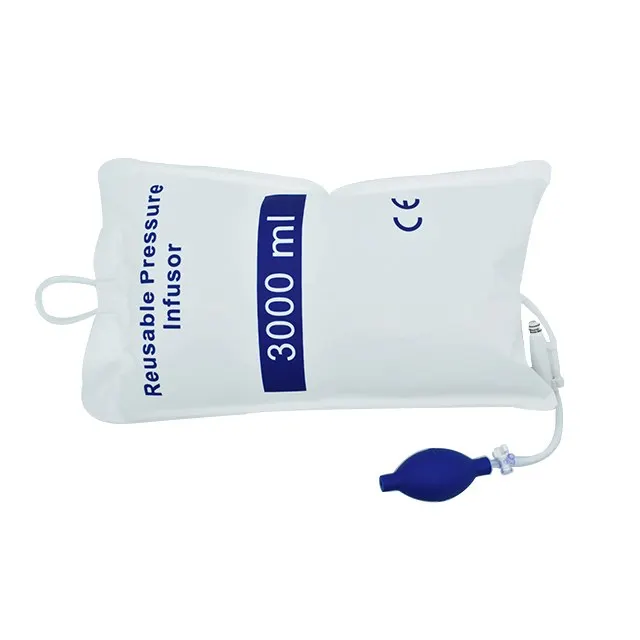 
Reusable Manual pressure infusion bag with pressure indicator,pressure infuser bag 3000ml 