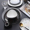 New design ceramic design Plate and bowl combination dinnerware sets Christmas tableware sets
