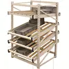 Storage heavy duty dynamic gravity carton flow rack