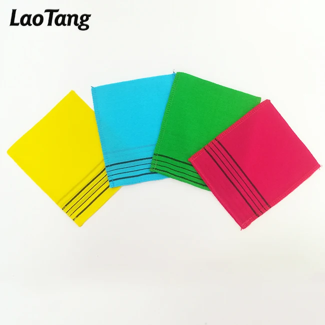 Laotang Korean Exfoliating Towel Large Viscos Bath Washcloth Scrub