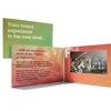 Factory handmade 4.3 inch ips lcd tft video brochure/ lcd video greeting card Video Brochure Greeting Card With Memory 128Mb