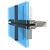 European Standard Unitized Aluminum Curtain wall System Wall Profile