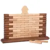 solid wooden wall game block building blocks puzzle intelligence toy toys for kids and adults education