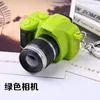 Factory Custom Creation Plastic LED camera Key Chain Promotion 3D Mini Camera LED Keychain ring