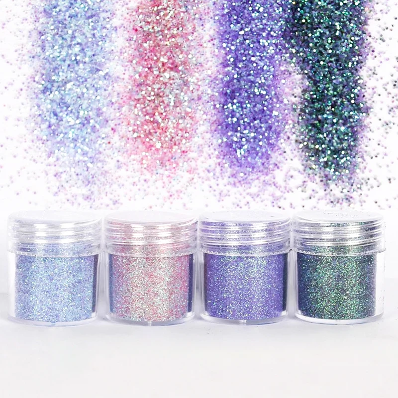 Jingxin PET Eco-friendly Feature Polyester Holographic Glitter for Paint