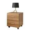 different colors pine teak chest of drawers with wheels
