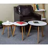 Dreamve Modern Cherry Wooden Tea Table Coffee Table