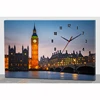Factory City Building Separates canvas print wall clock