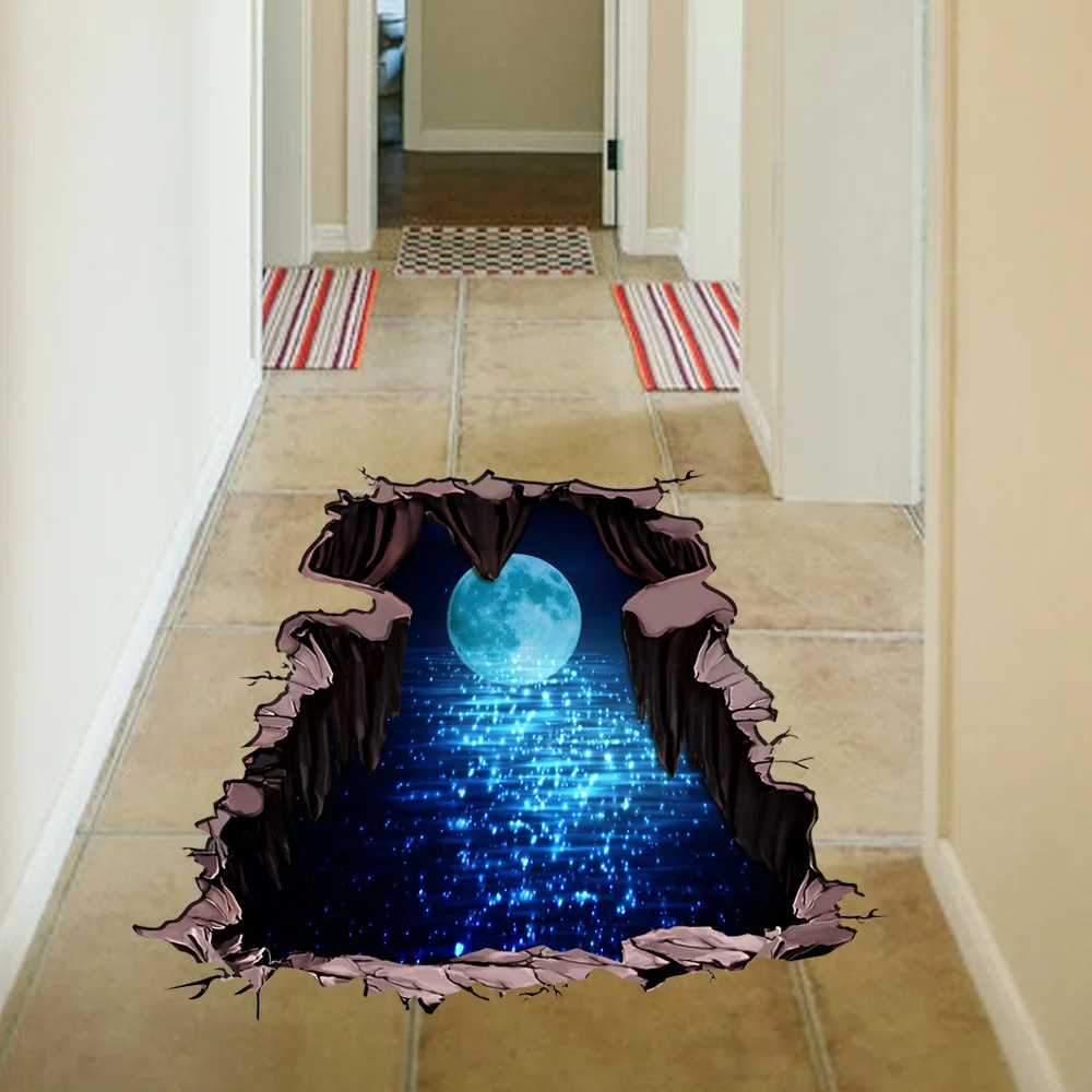 Home Wall Decor 3d Floor Outer Space Stickers Buy Outer Space Stickers Floor Stickers Wall Decor Stickers Product On Alibaba Com