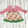 Fast shipping 2 to 3 days to US Holiday girl dress wholesale cheap santa and deers woodland baby christmas dresses