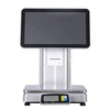 Dewo Single Screen touch Pos system weighing touch all in one machine multifunction electronic scale